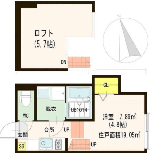 ドミールエリノの間取り