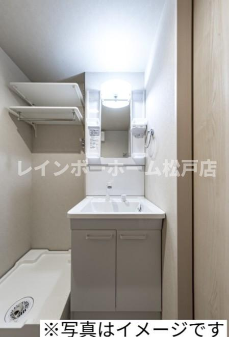 robot home 松戸新田　仲介手数料（賃料の1.10ヵ月）の50％OFF対象物件！の洗面所|※写真はイメージです。