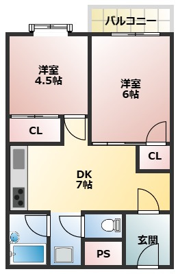 ウエストプラザの間取り