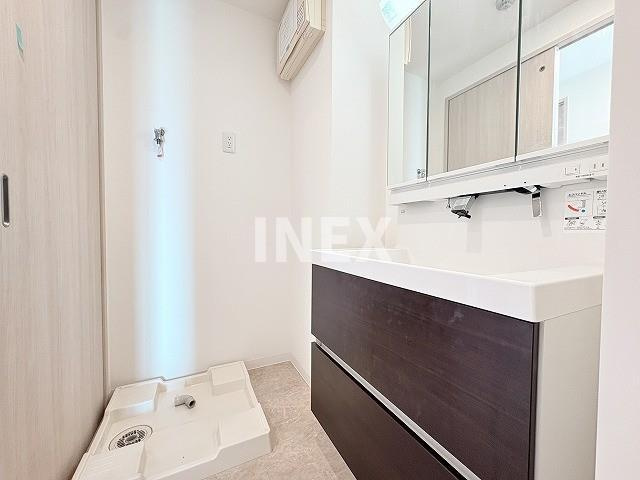 藤沢市湘南台４丁目の賃貸マンションの独立洗面台