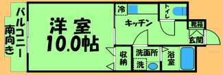 【間取り】 | エクセレンテ | 間取り図：反転タイプ