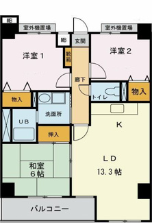 【間取り】 | フェリスクォーレ | 間取りです。