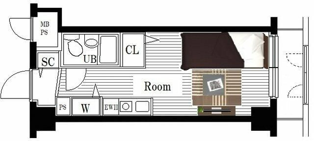 シティ東十条の間取り