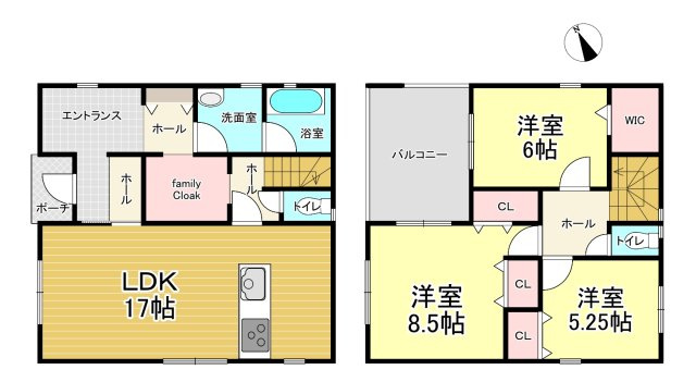【間取り】 | クレイドルガーデン石巻市中里　第13
