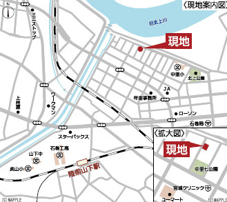【地図】 | クレイドルガーデン石巻市中里　第13