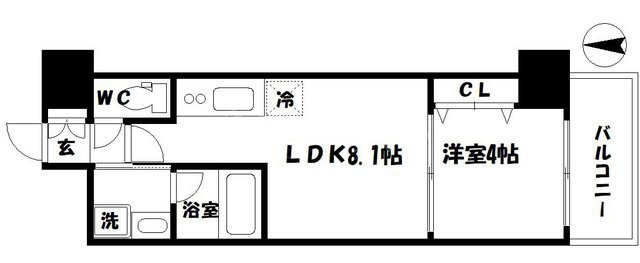 LC大手通の間取り
