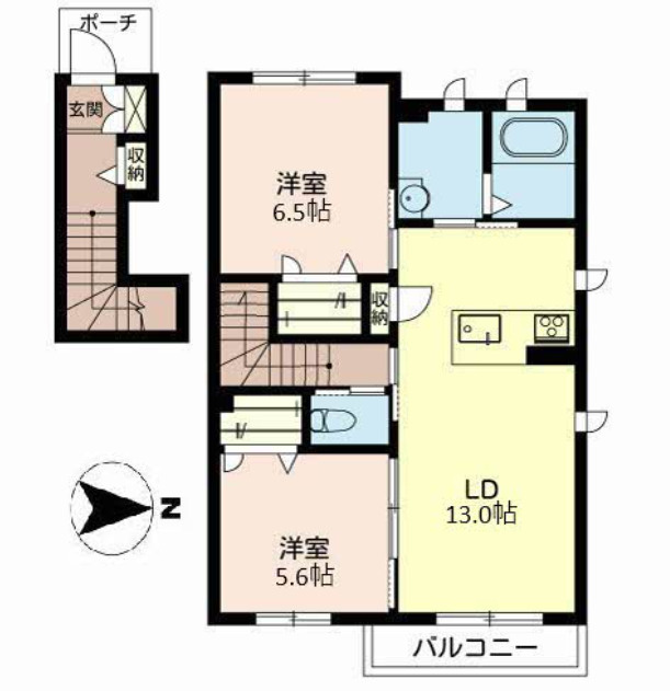 アーバンのざと　CENTERの間取り