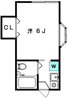アサヒハイツの間取り