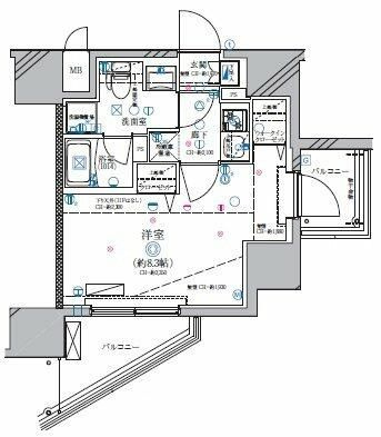 ディアレイシャス北千住の間取り|間取りです。
