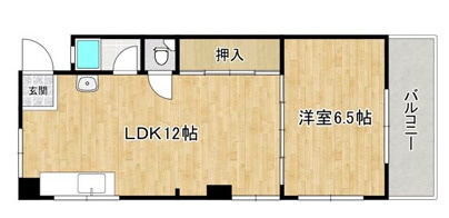 マンション山路の間取り