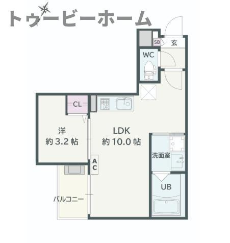 Jack unokiⅠの間取り