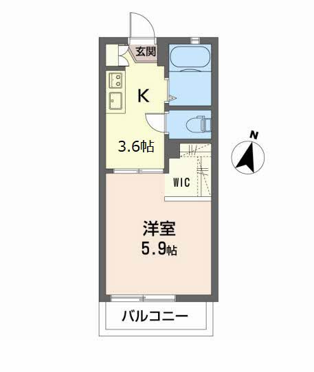 カーサ大成の間取り