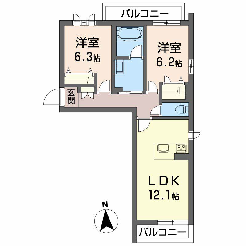 ブリリアントコートの間取り