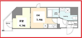 【間取り】 | グランパセオ浅草入谷