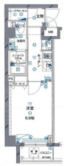 【間取り】 | シンシティー町屋 | 間取りです。