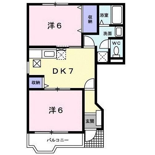 【間取り】 | コートヤードA(コートヤードエー)