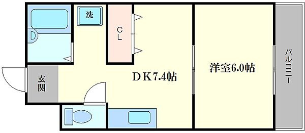 【間取り】 | エタージュ中宮