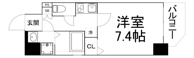 【間取り】 | ミラージュパレス上本町