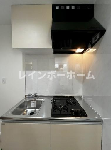 柏市高柳のアパートのキッチン|きれいなキッチンです