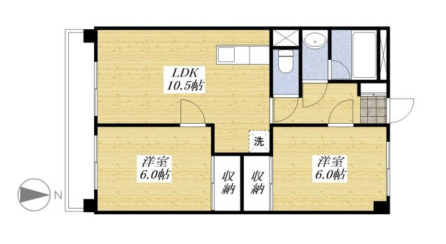レジデンスカントリーの間取り