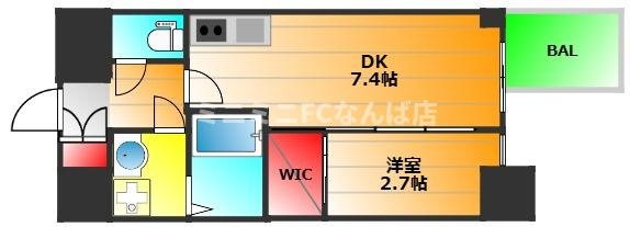 セレニテ谷町四丁目アリエの間取り|現状有姿