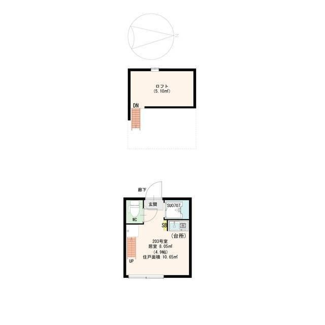 リヴィエール明大前の間取り