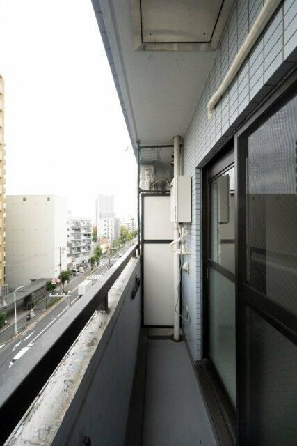 墨田区東向島４丁目の賃貸マンションのバルコニー