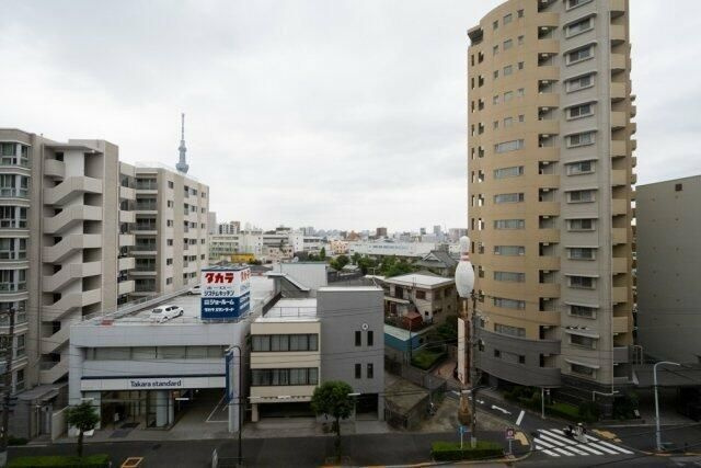 墨田区東向島４丁目の賃貸マンションの展望
