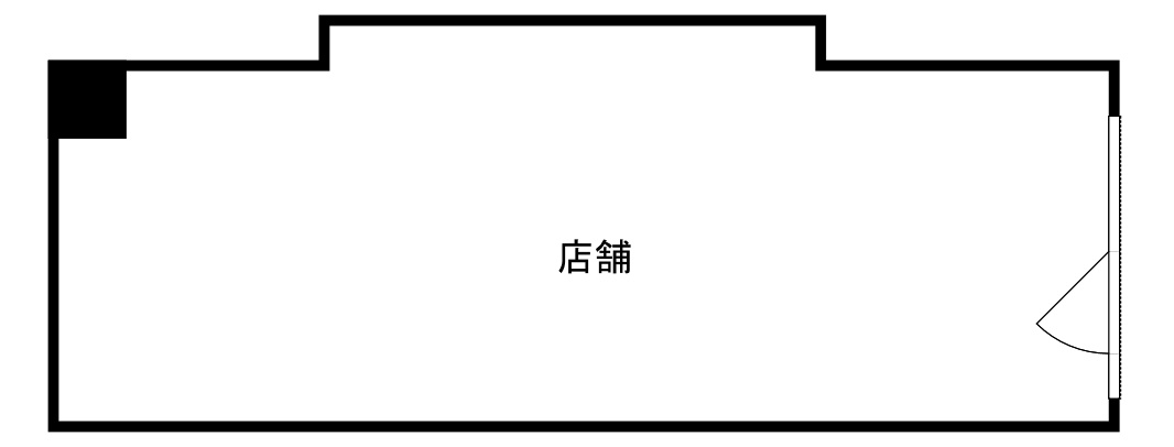 大阪市西淀川区柏里３丁目の店舗事務所の間取り