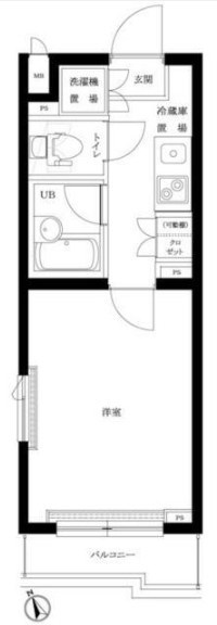 ルーブル荻窪伍番館の間取り