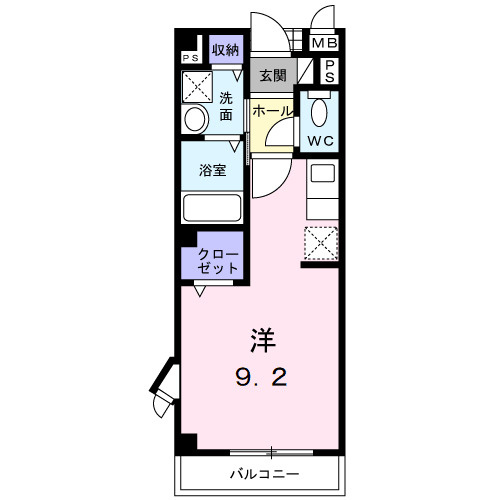 エスポワールⅡの間取り