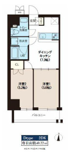 レオーネ南千住Ⅲの間取り