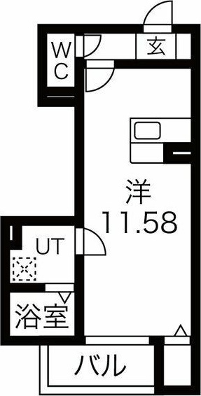 F+style大蓮東2号館の間取り