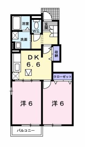 ドミール　ラヴェニューの間取り