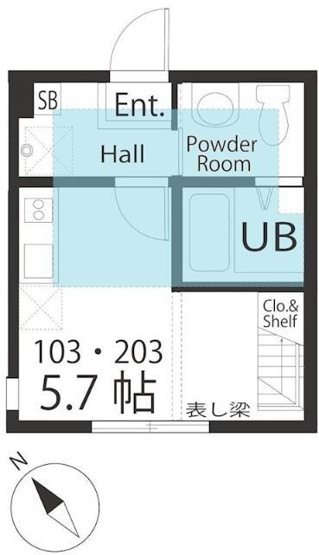 【間取り】 | ハーミットクラブハウス長津田Ⅱ | 使い勝手の良い「階段」のある…