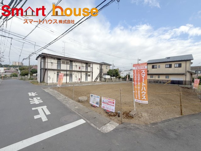 相模原市南区新戸2167番　新築全3棟の前面道路含む現地写真|【住宅ローンに強いスマートハウス】頭金0円可！即日案内・見学予約はこちら♪