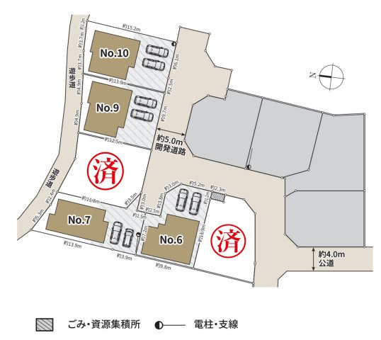 相模原市南区上鶴間本町8丁目の区画図