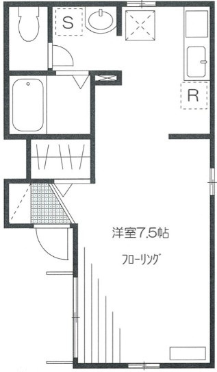 ヴィラ雅風の間取り|間取りです。