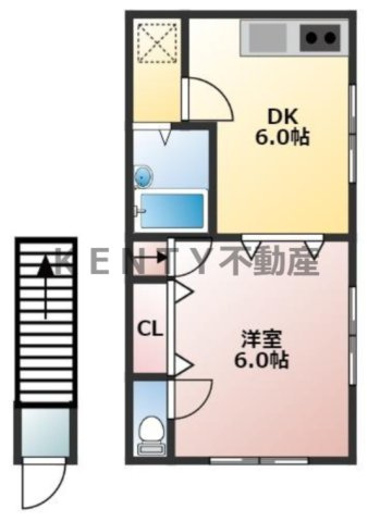 【間取り】 | ウイング古屋Ⅱ