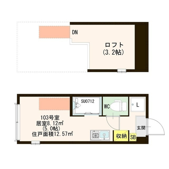 【間取り】 | ヴィラ・エスポワール蒲田 | 間取図
