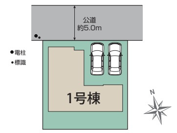 あきる野小川東￤20.3帖LDK×太陽光発電♪長期優良住宅の4,090万円新築の区画図