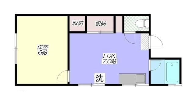 第一久松ビルの間取り|間取りです。