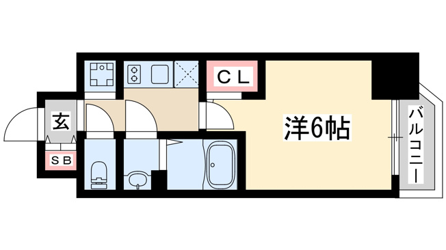 【間取り】 | プレサンスブルーム東三国