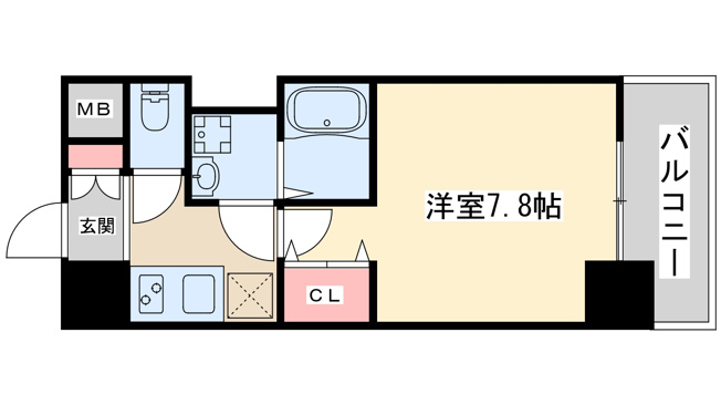 【間取り】 | BPRレジデンス江坂