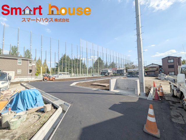 綾瀬市蓼川３丁目全１３区画の前面道路含む現地写真|日当たり良好・開放感のある開発分譲地です！