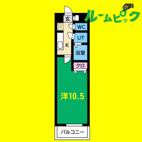 欅 -Keyaki-　名古屋市賃貸　仲介手数料無料の間取り