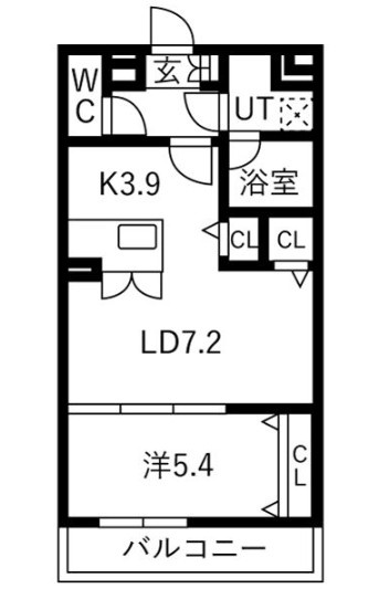 【間取り】 | （仮）北区道場町マンション 