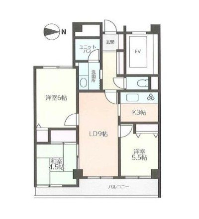 コーシンハイム一ツ橋学園の間取り