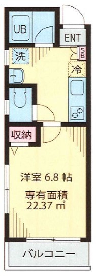 ヴィラ富士見の間取り