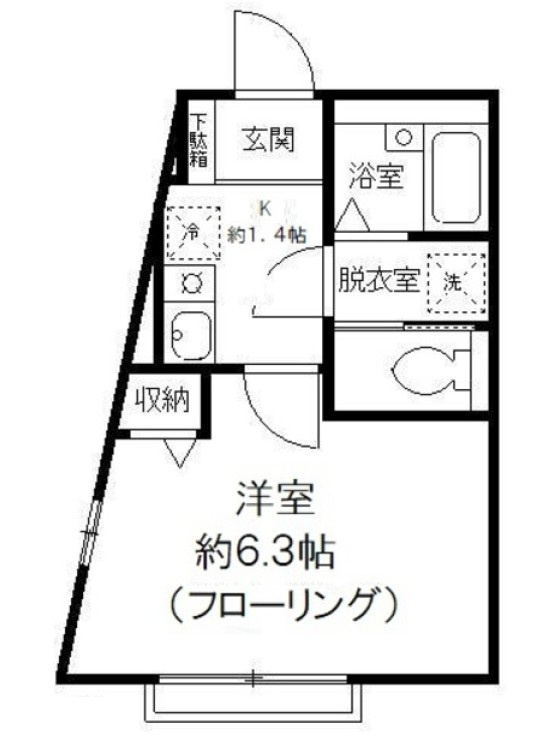エテルノ弥生の間取り|間取りです。